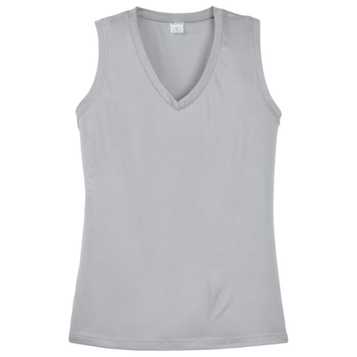 Ladies Sleeveless PosiCharge ® Competitor™ V Neck Tee Thumbnail