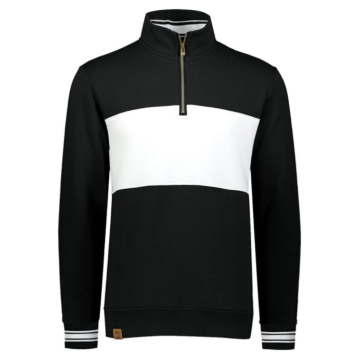 Ivy League Fleece Colorblocked Quarter-Zip Sweatshirt Thumbnail