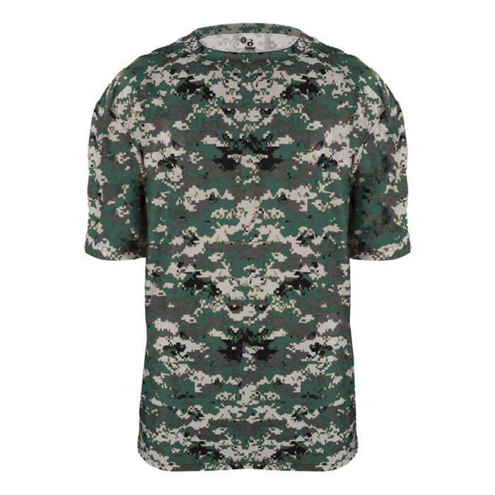 Digital Camo Youth Short Sleeve T-Shirt Thumbnail